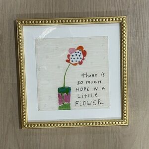 Framed Flower Art